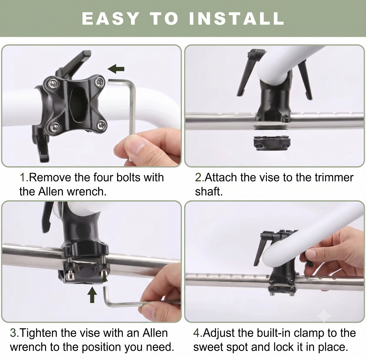 UpRight Grip – Universal Trimmer Extension Handle