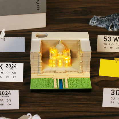 MemoArt Calendar Taj Mahal