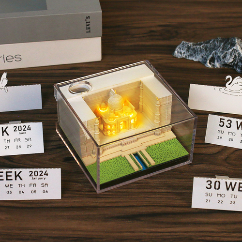 MemoArt Calendar Taj Mahal