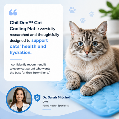 Corivra ChillDen™ Cat Cooling Mat