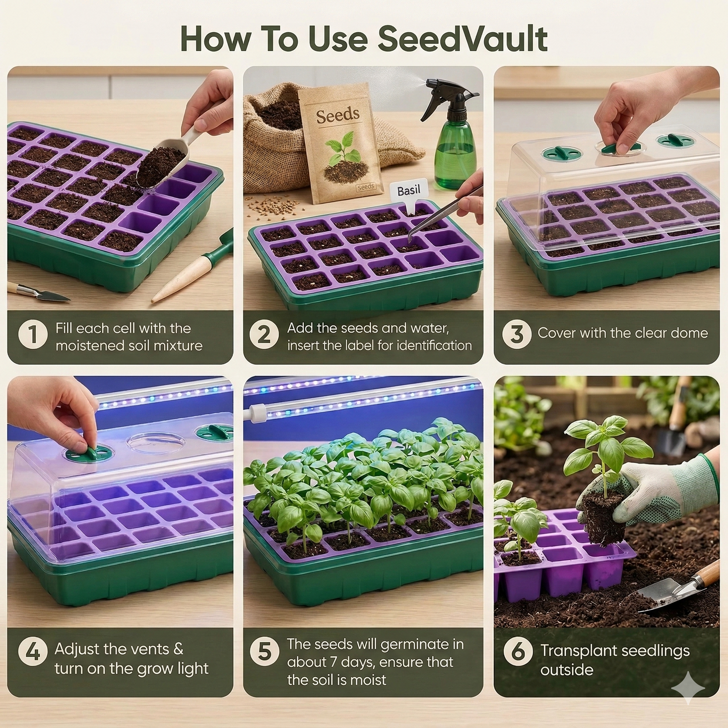 SeedVault™ by Corivra - The Professional Foundation for Home Growth