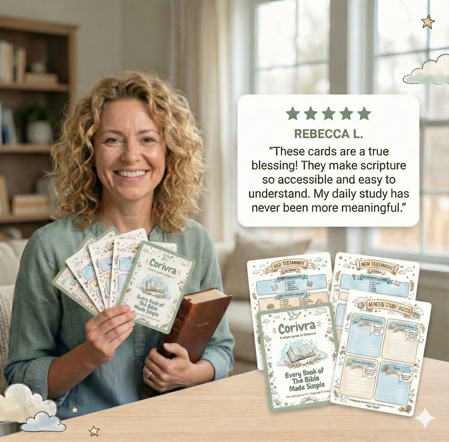 Bible Study Reference Cards: Summary & Context Note Cards for Journaling