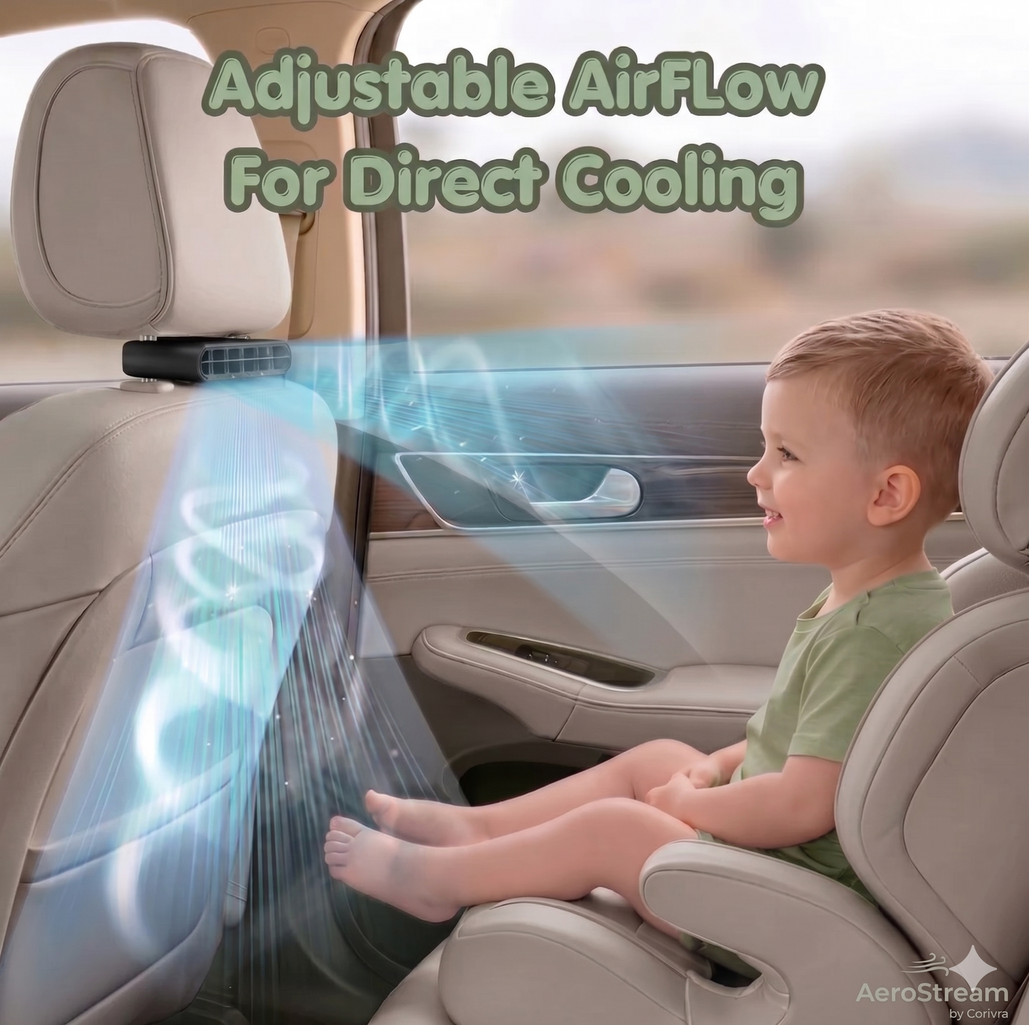 AeroStream Headrest Fan